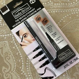 Dark Brown Bella Brow “Micro blading Eyebrow Pen” NIB